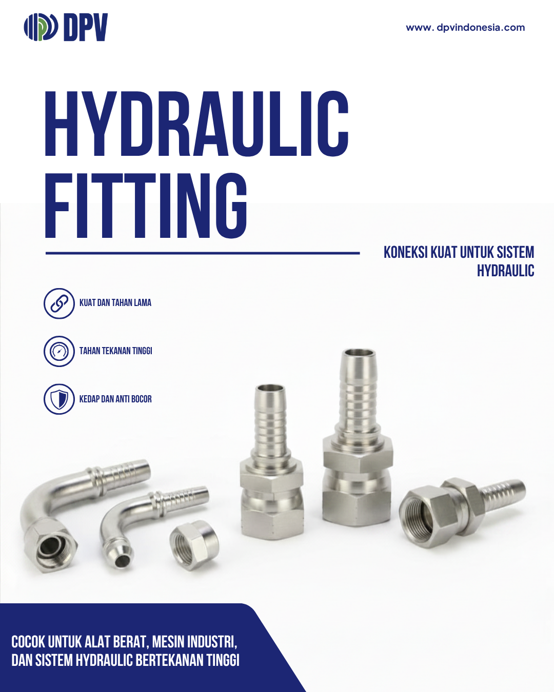Distributor Hydraulic 🔩 Pusat Penjualan Produk Fitting Hidrolik Lengkap Berkualitas & Terjangkau